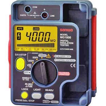 SANWA MG1000 DIGITAL INSULATION TESTER / SANWA INSULATION DIGITAL MG1000