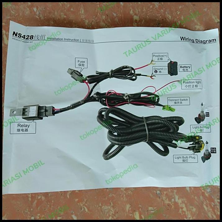 TERLARIS FOGLAMP BEMPER LAMPU KABUT MOBIL MITSUBISHI MIRAGE 2012-2015 