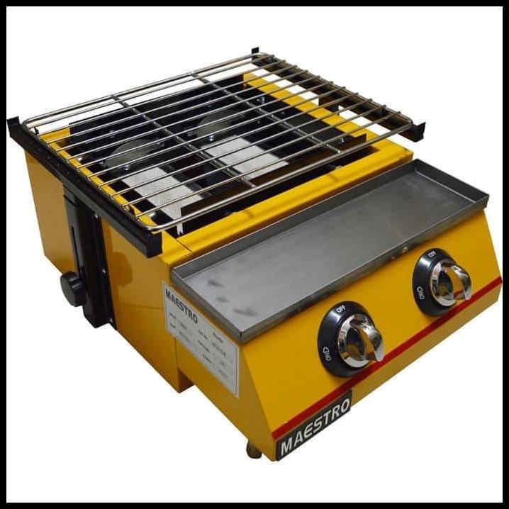 TERLARIS GAS ROASTER ATAU PANGGANGAN SOSIS 2 TUNGKU MT K111 B MAESTRO 