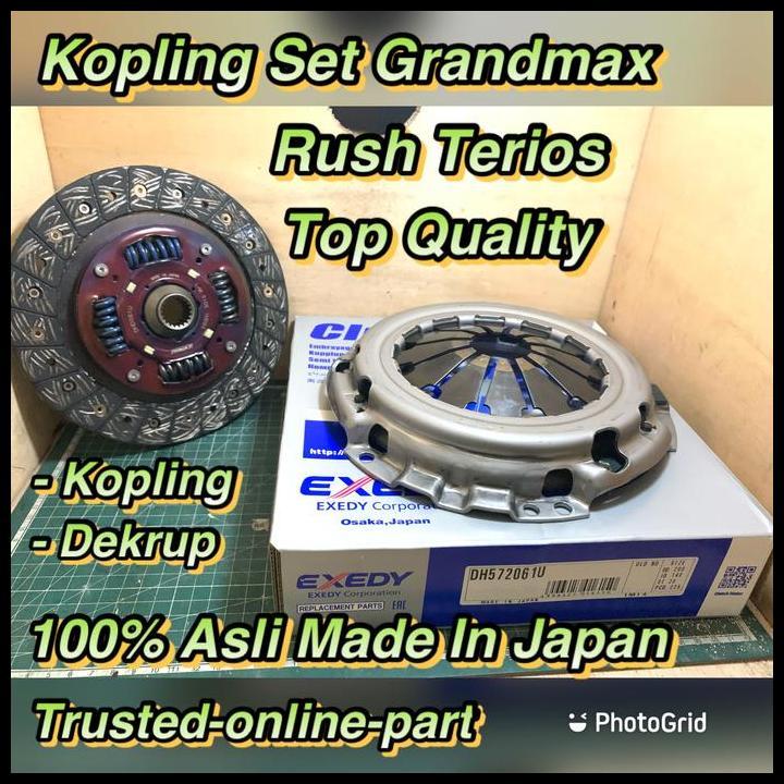 DISKON KOPLING SET GRANDMAX RUSH TERIOS 100% ASLI EXEDY MADE IN JAPAN