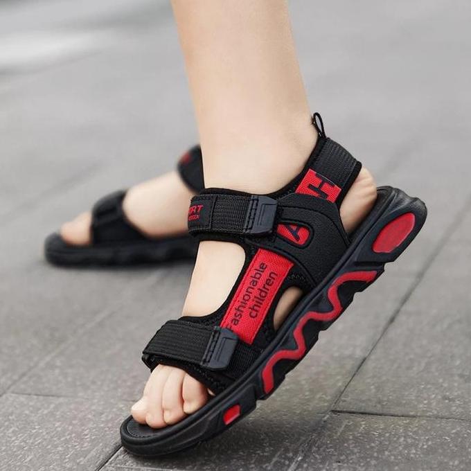 100%Impor-Sandal Anak Laki-Laki Sendal Gunung Sport Anak Siswa -Slip Lembut Sole Sepatu Bayi Remaja 