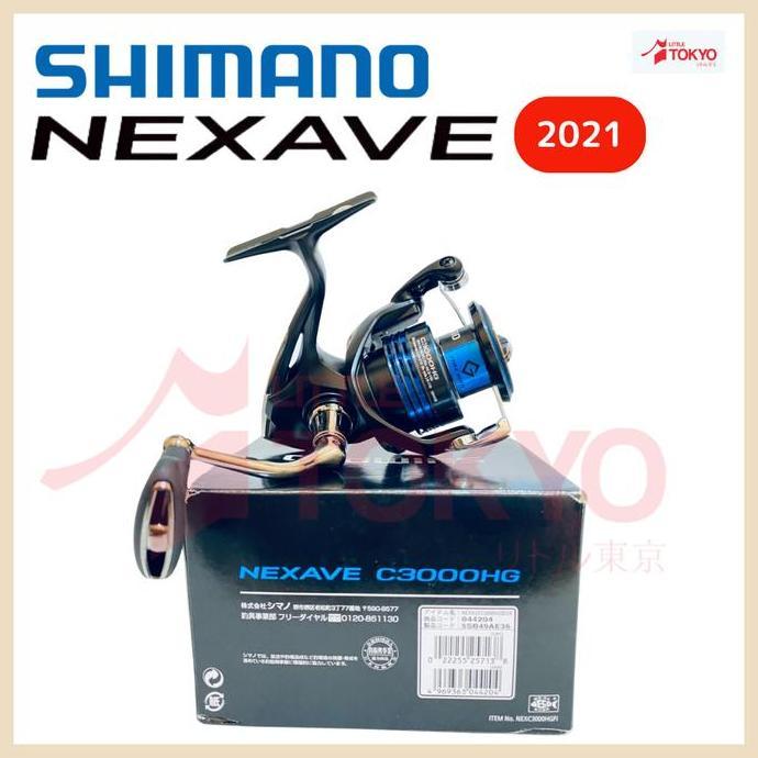Reel Shimano Nexave Fi (2021) 1000 C2000S 2500 2500S 2500Hg C3000 C3000Hg 4000 4000Hg C5000Hg Spinni