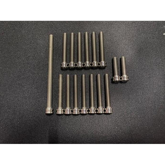 (HM) 1 SET BAUT CVT  BEAT KARBU STENLLES ANTI KARAT STENLLES CUSTOME TITANIUM COAK TENGAH