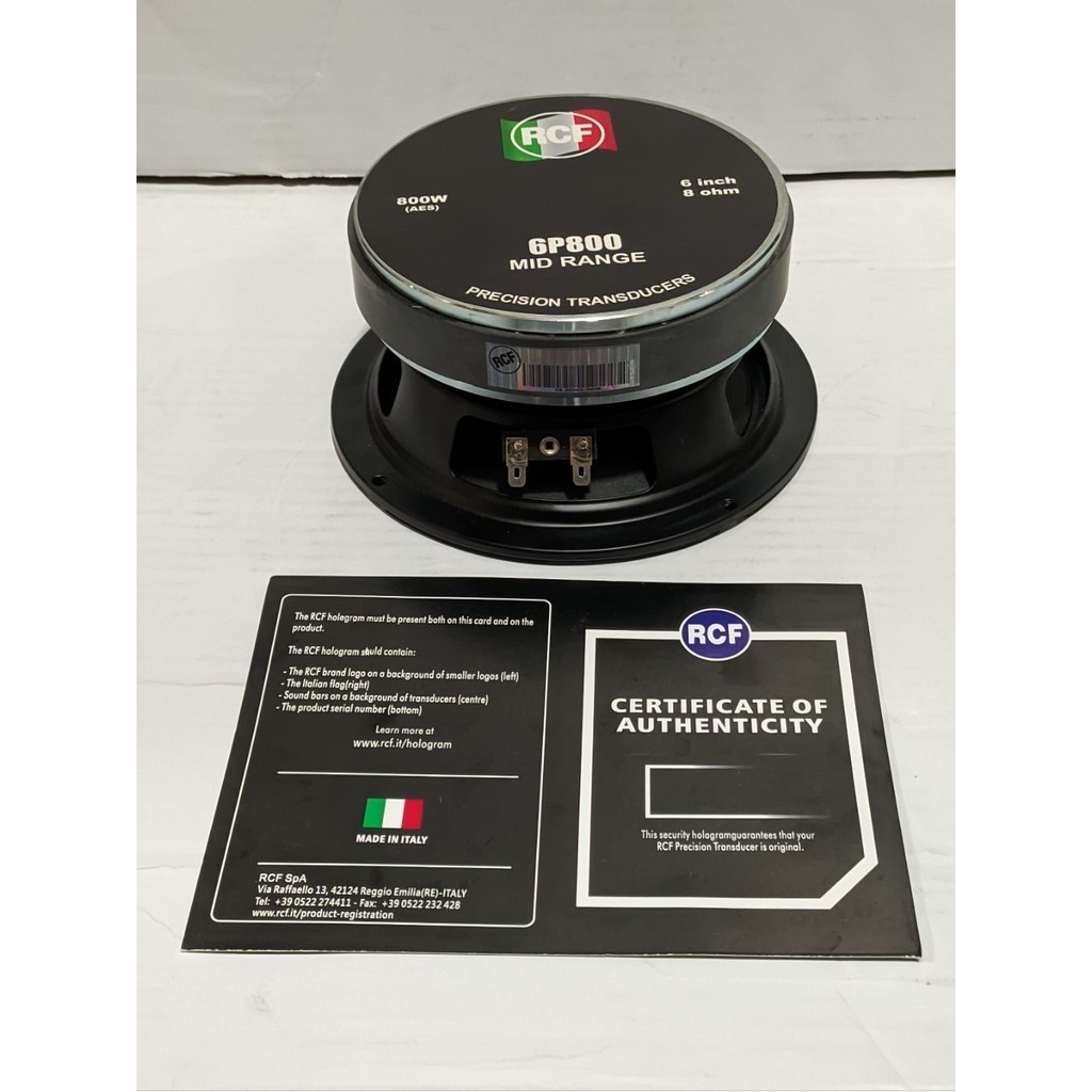 speaker 6 inch RCF 6P800 ORIGINAL 800 WATTS MID RANGE /speaker 6 in rcf 6p800