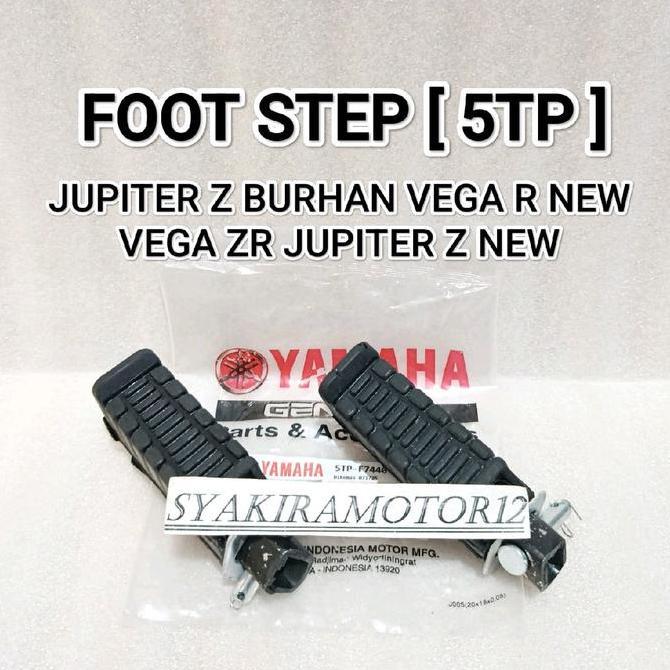 Foot Step Belakang [ 5Tp ] Yamaha Jupiter Z Burhan Vega R New Vega Zr Jupiter Z New 2010 Karet Injak