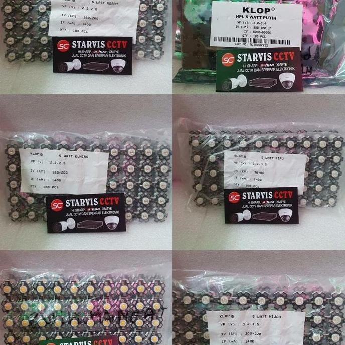 KUSUMORO LAMPU LED HPL 5WATT PUTIH ,PUTIH HANGAT,MERAH,BIRU.HIJAU ,KUNING