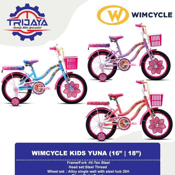 Bikes Wimcycle Sepeda Anak Yuna- 18 Inch