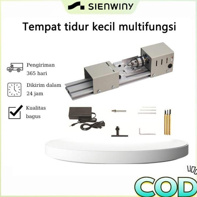 Murah Cod220V Mesin Bubut Kayu Mini Lathe Mesin Beards Lathe Woodworking Bubut Kayu Tasbih Portable