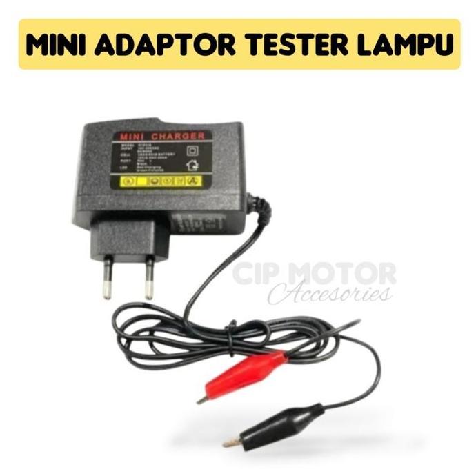 Adaptor Tester Lampu 12 Volt Dc Lampu Led Motor Mobil