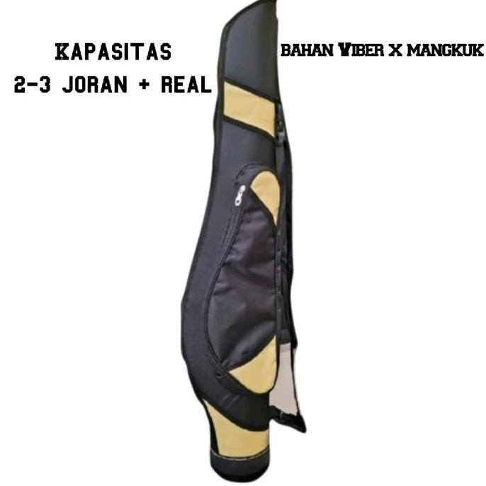 Tas Pancing Hard Case Premium Viber Elastis untuk 2-3 Joran dan Reel Mancing tas joran pancing laut