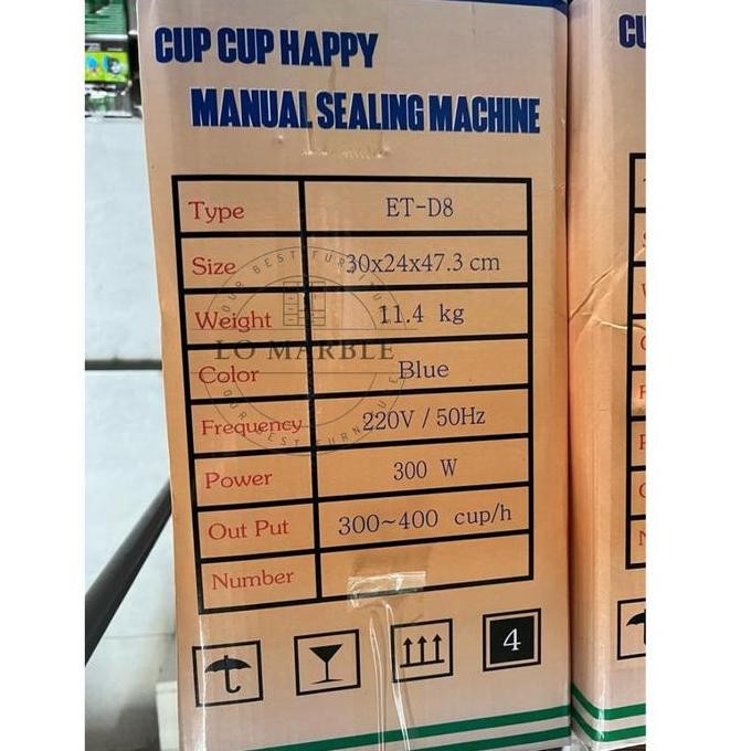 Original Mesin Cup Sealer Semua Ukuran Cup 12 - 22 Oz