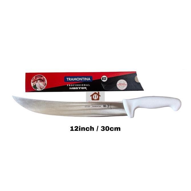 Tramontina Cimeter Butcher Knife / Pisau Sembelih Pengupas Kulit Original