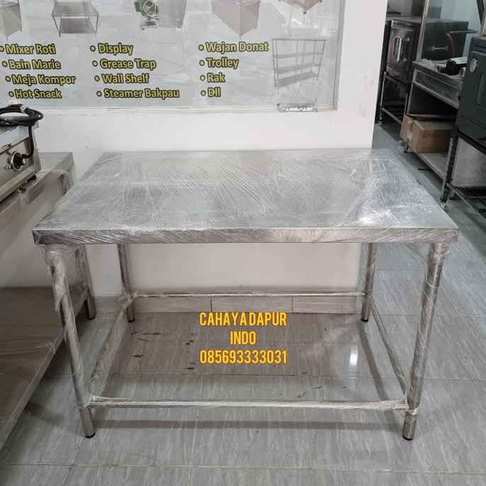 [Best] meja stainless steel / Meja Dapur / Meja Restoran / meja Cafe /bakery
