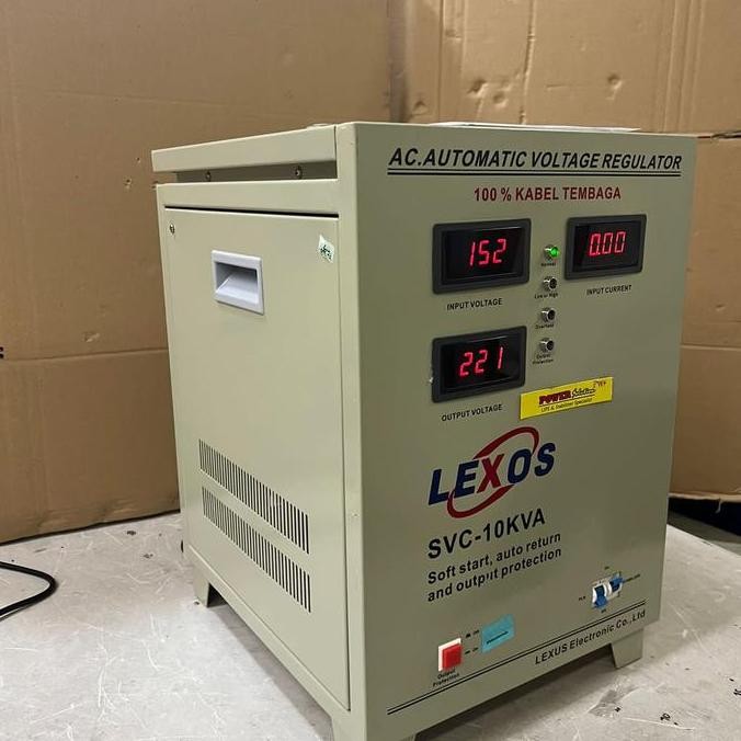 STABILIZER LEXOS ST10000SD STABILIZER LEXOS 10000VA DIGITAL Murah