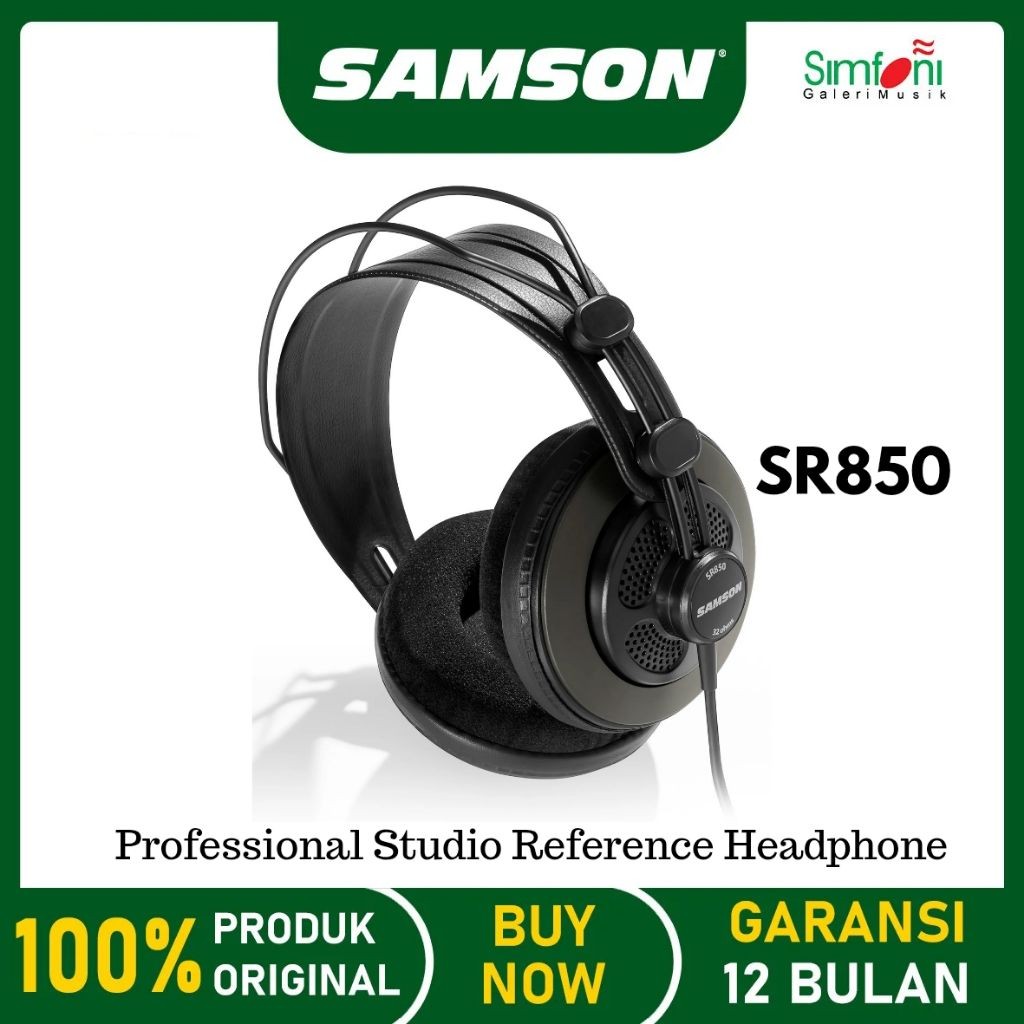 SAMSON SR850/SR-850/SR 850 Open Ear Studio Headphone