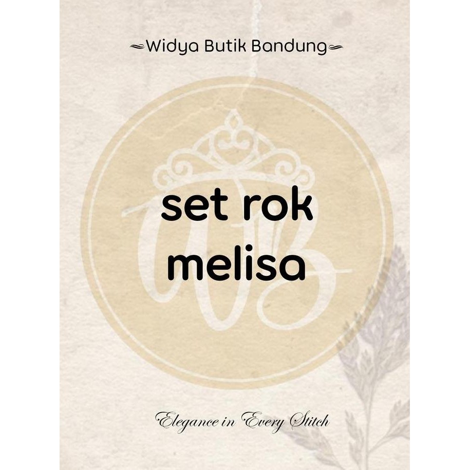 Promo Widya Butik Bandung - Baju Setelan Rok Wanita Set Rok Melisa Terbaru Cod