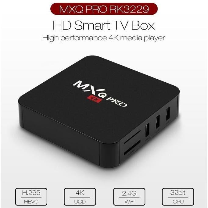 BECQUEREL- Androit TV Box MXQ Pro 4K HD 2.4G WIFI 16G+256G/512G Smart TV 4K Box Ultra HD 4K Set Top 