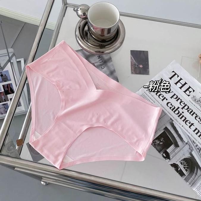 Promo Lady.Luxee Cd363 Celana Dalam Hamil Seamless Cd Katun Wanita Rendah Pinggang Sutra Bumil Sepin