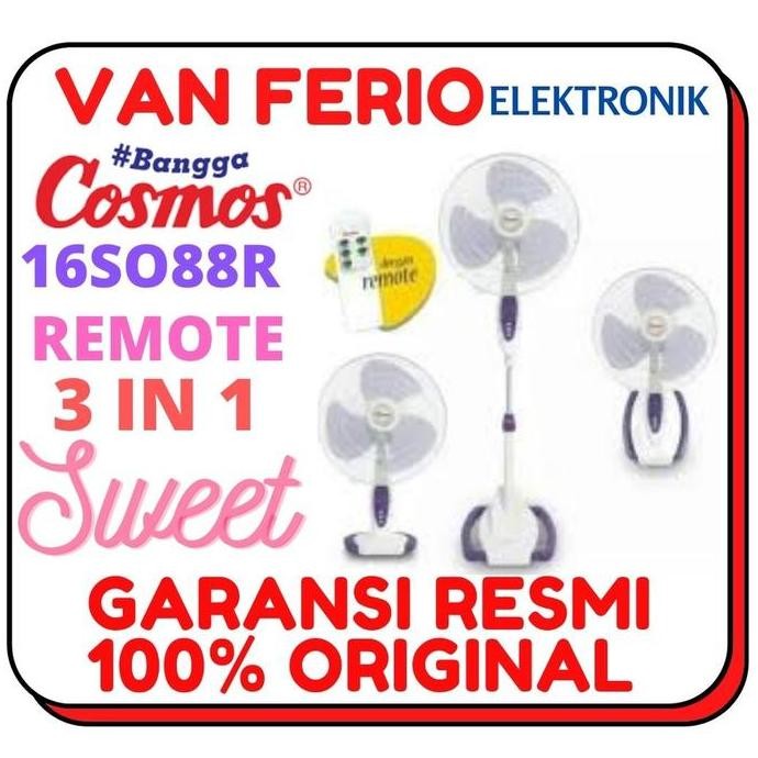 COSMOS Kipas Angin 16 Inch 3 in 1 with Remote - 16SO88R
