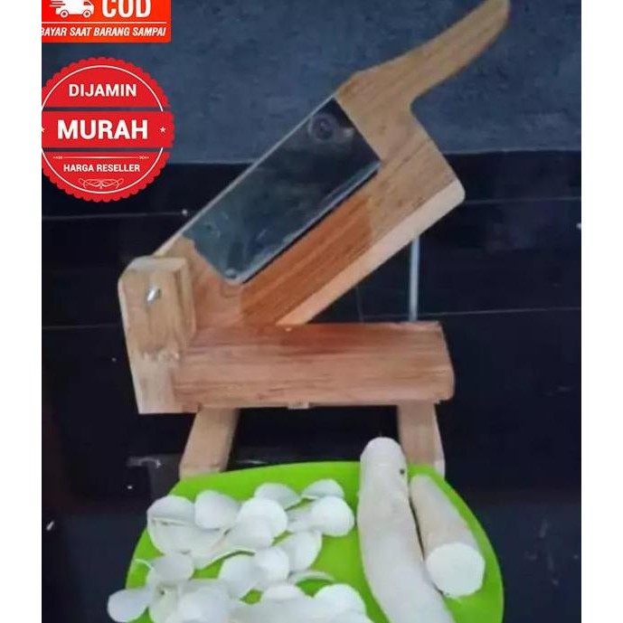 ALAT PERAJANG DAN KERIPIK SINGKONG - KAYU MAHONI
