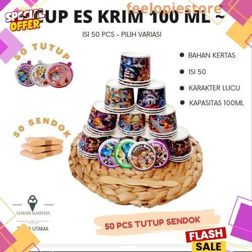 COD DISTRIBUTOR CUP ES CREAM KERTAS 100ML / TEMPAT JUAL CUP ICE CREAM / HARGA CUP ICE KRIM UKURAN CU