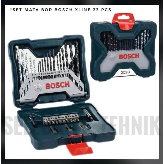 Mata bor + Obeng set 33 pcs - bosch xline 33