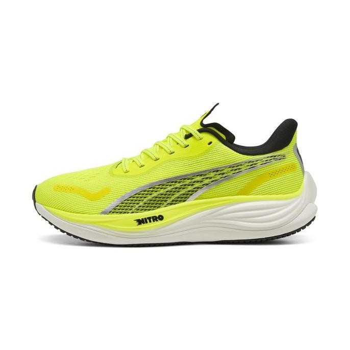 Puma Sepatu Lari Pria Velocity Nitro 3 Yellow Alert-Black