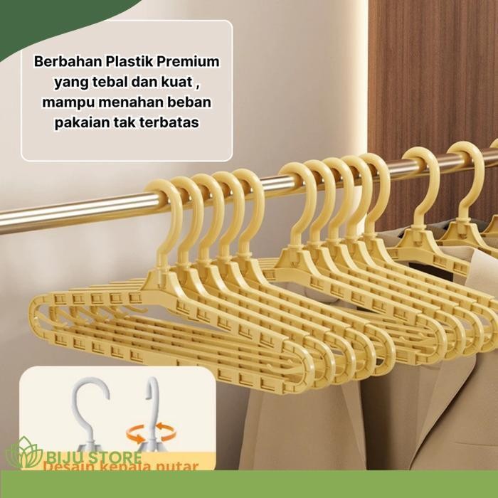 GANTUNGAN BAJU 1PCS HANGER PAKAIAN GANTUNGAN TARIK PANJANG PENDEK EXTENDED EXTEND LEBAR PANJANG RETR
