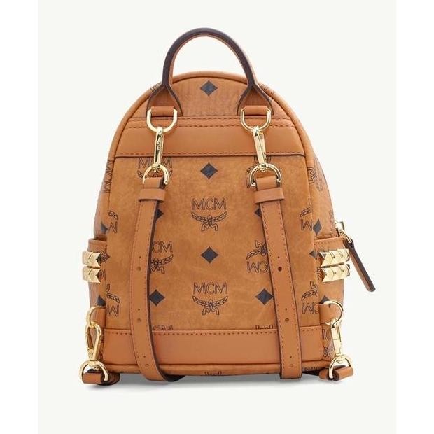 Mcm X-Mini Bebeboo Backpack In Cognac