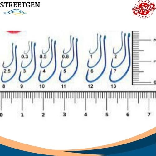 GROSIR MATA KAIL DAICHI "DH-12" (AKITAKITSUNE)(Biru Tanpa Lubang)