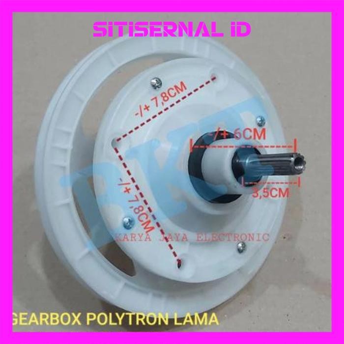 New Gearbox Mesin Cuci Untuk Polytron / Sharp Spare Part Kualitas Bagus Premium