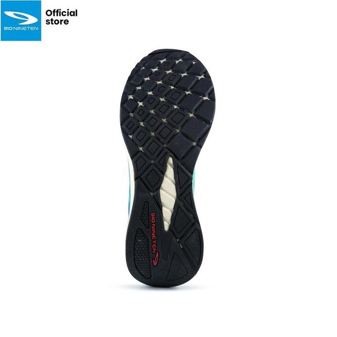 910 Nineteen Shoes Ultra Ekiden Hijau-Aurora/Merah/Hijau-Tosca Running Sepatu Outdoor Outdoor