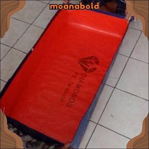 New Sale TERPAL KOLAM IKAN  A15 1x0,50x0,25/TERPAL KOLAM KOTAK ikan kecil/Terpal kotak mini tebal/Te