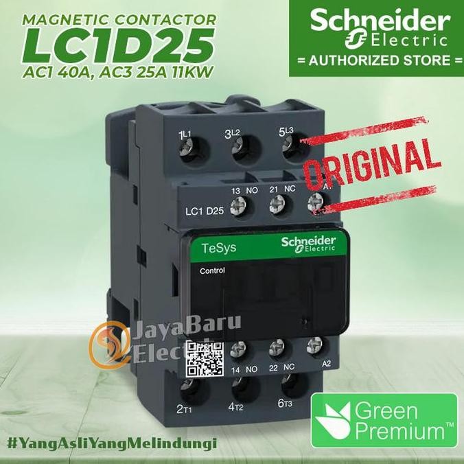 Promo SCHNEIDER Kontaktor Contactor LC1D25 24V 42V 48V 110V 220V 380V LC1D25B7 LC1D25D7 LC1D25E7 LC1