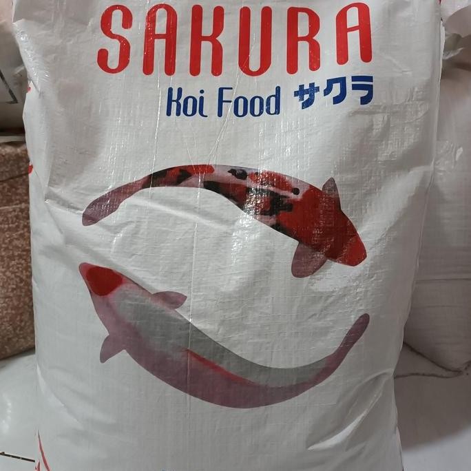 Pelet ikan koi sakura 10kg floating type - pakan ikan koi 10kg