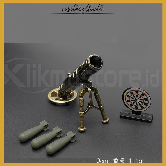 MERIAM MORTIR MAINAN BESI ANAK TEMBAK PELONTAR CANNON MORTAR BY ROSITA COLLECT DUA