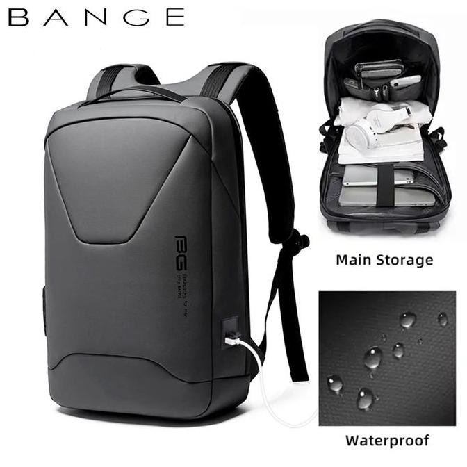 * Bange BG22188 Tas Ransel pria Tas Laptop Tas Kerja pria Backpack *