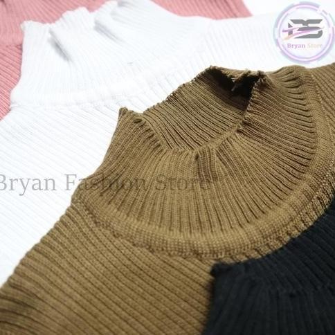 DB24>> Manset Buntung Wanita / Inner Rajut manset / inner turtleneck / Manset Rajut wanita / Tanktop