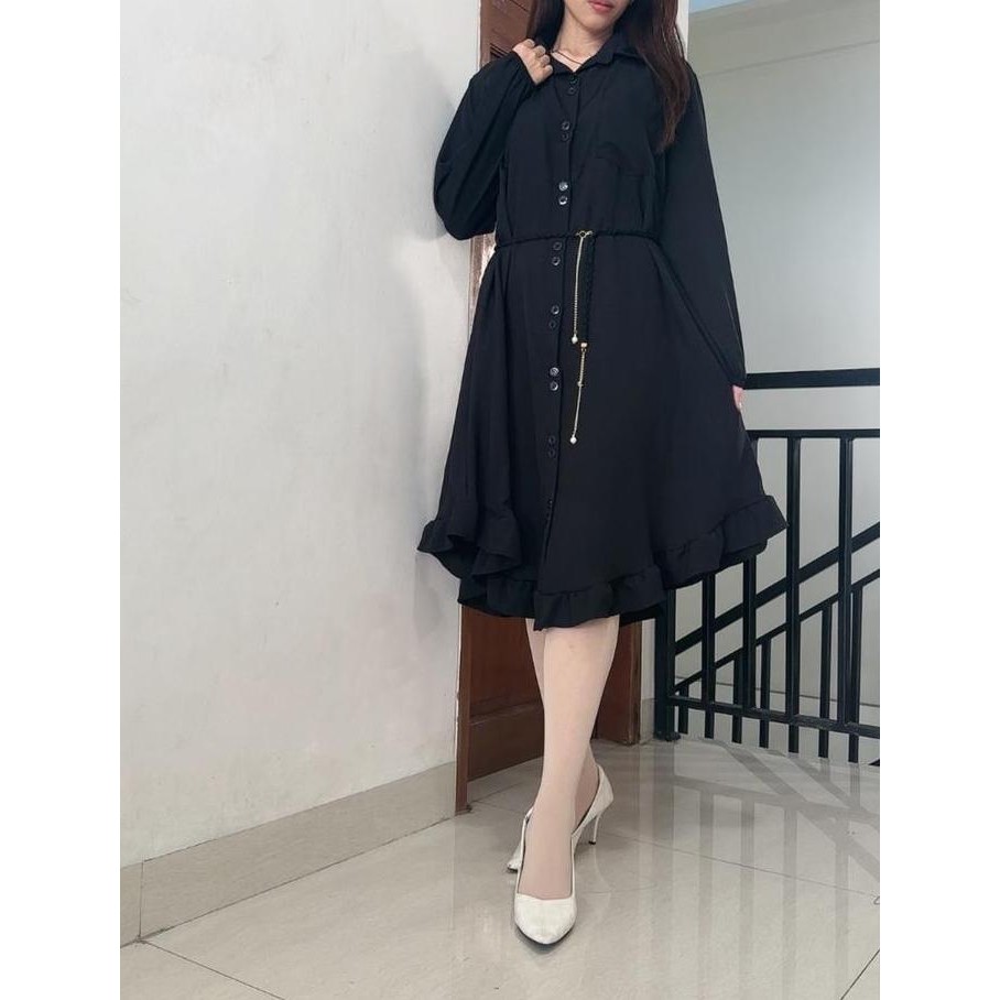 DF286>> TUNIK WANITA KEKINIAN | FASHION TUNIK FREE BELT 6880