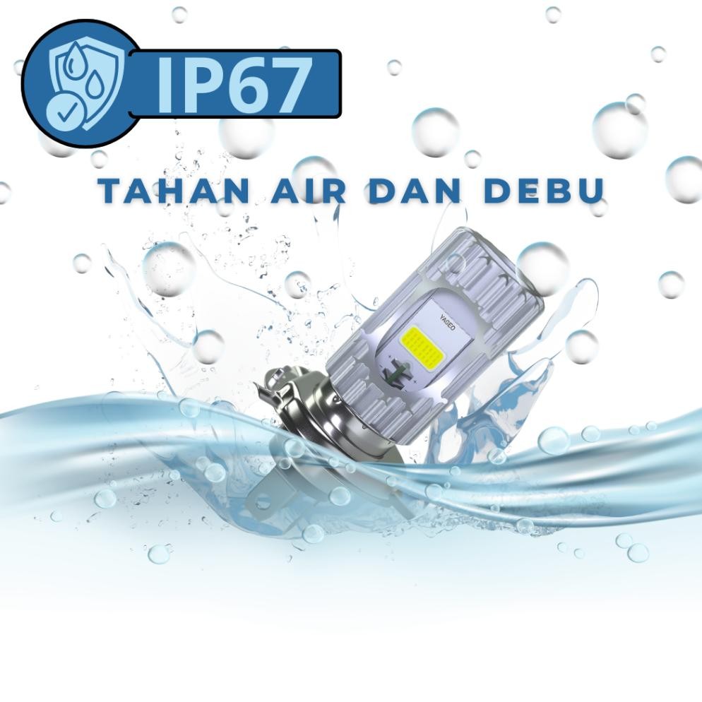 NEW ~ Lampu LED Motor NINJA , NMAX , VIXION H4 MT17 30W Super Terang Putih & Kuning 4300K-6500K | Wa