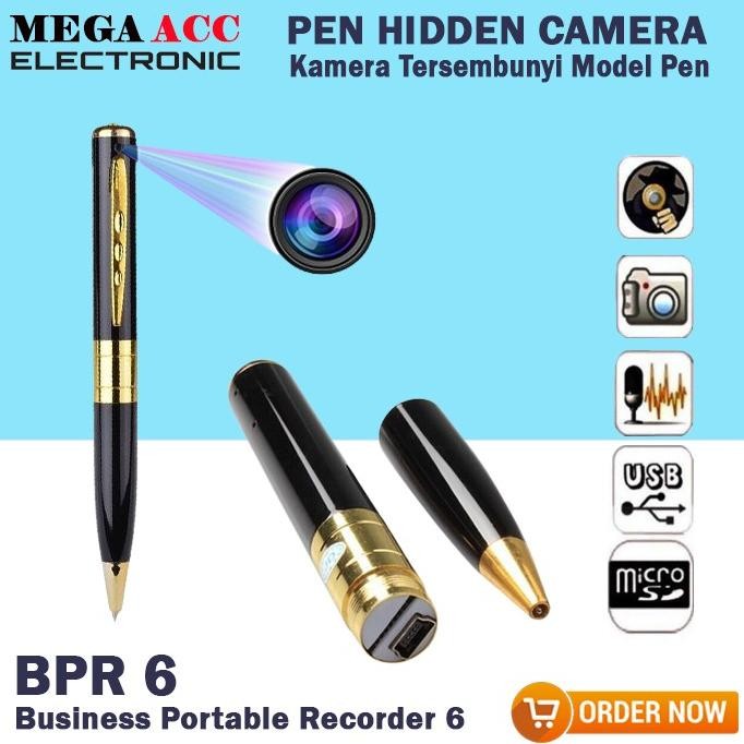 Spy Camera Pen BPR 6 - Kamera Tersembunyi Model Pulpen - Hidden Camera kamera cctv