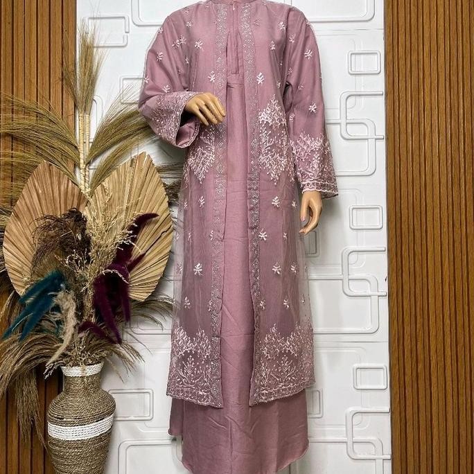 DF168>> model (syakila)terbaru gamis kondangan bahan (syakila premium) dress wanita  Kondangan Pesta