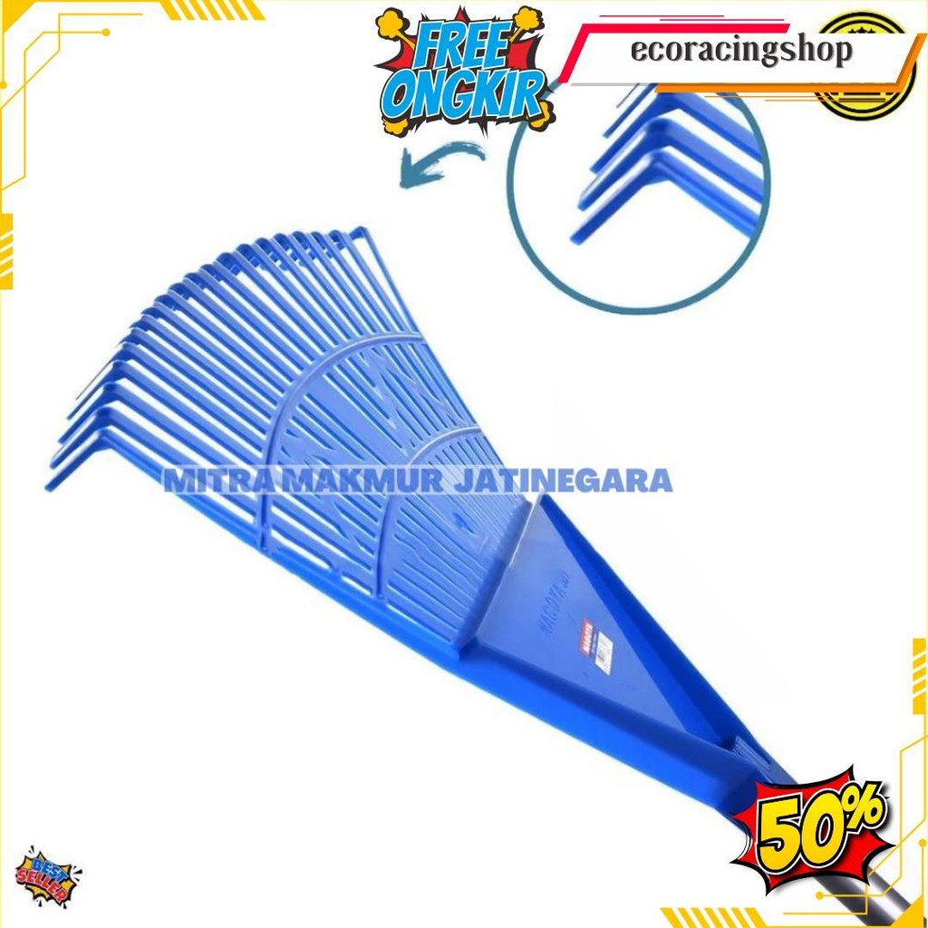 Nagoya Sapu Taman 150Cm Sapu Pembersih Daun Taman Sapu Pantai Sapu Pasir Plastik Cod