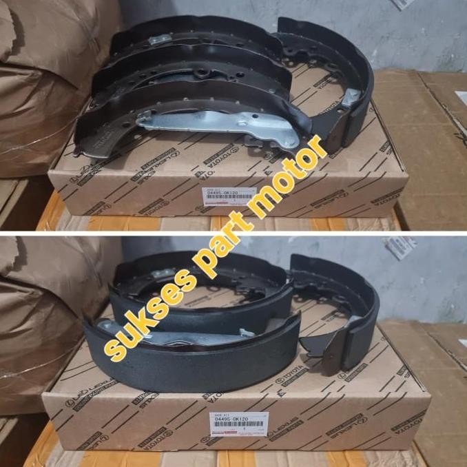 kampas rem belakang hilux diesel-fortuner diesel/brake shoe hilux