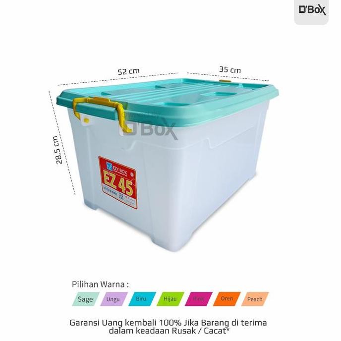 [instan] Box Container Besar Plastik CB 150 Liter Kotak Serbaguna untuk Penyipanan 130 100 95 82 80 