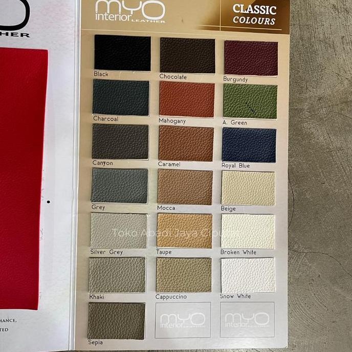 BAHAN JOK MOBIL MYO METERAN KULIT SINTETIS