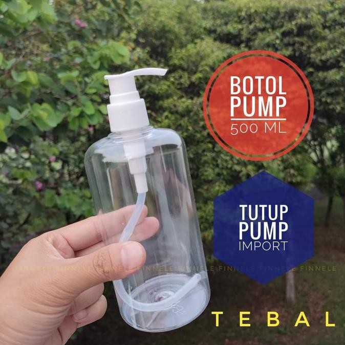 Botol Pump 500 ml - Botol Hand Soap - Botol Hand Sanitizer