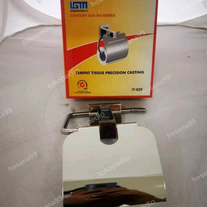 tempat tissue toilet stainless sus 304 IGM