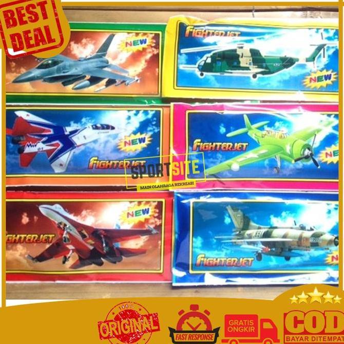 Pesawat Gabus Busa Mainan Jadul Lawas Tradisional Airplane Toys Flying Gliders Aircraft Plane Fly Gl