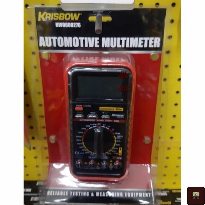 TERMURAH - KRISBOW Automotive Multimeter Multitester Digital KW06-276